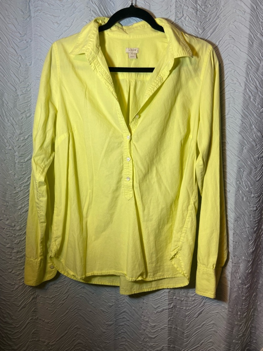 J. Crew Sunny Yellow Button-Down Long Sleeve Shirt